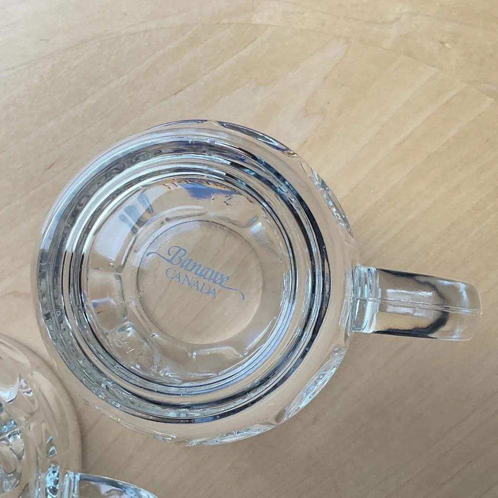 Hard Rock SET Cafe Toronto Glass Mugs - Clear and Blue ONE  SKYDOME - Picture 8 of 12